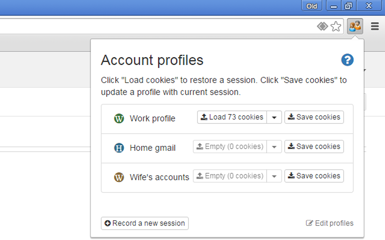 Easy Account Switcher for Google, Facebook.截图2
