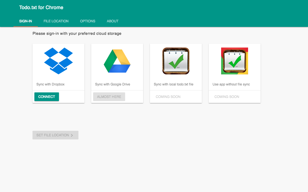 Todo.txt for Chrome - simple task management截图2