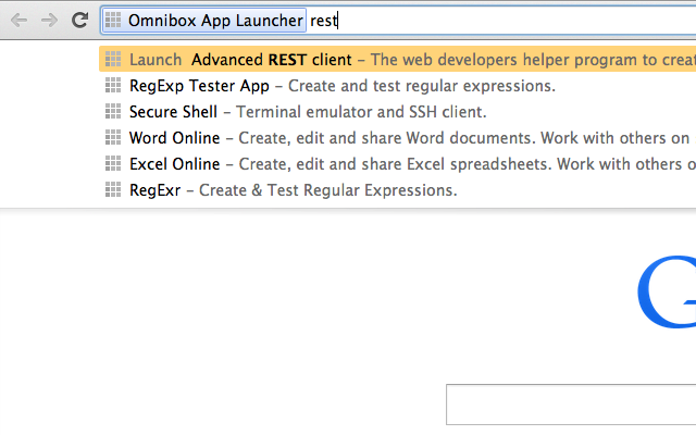 Omnibox App Launcher截图3