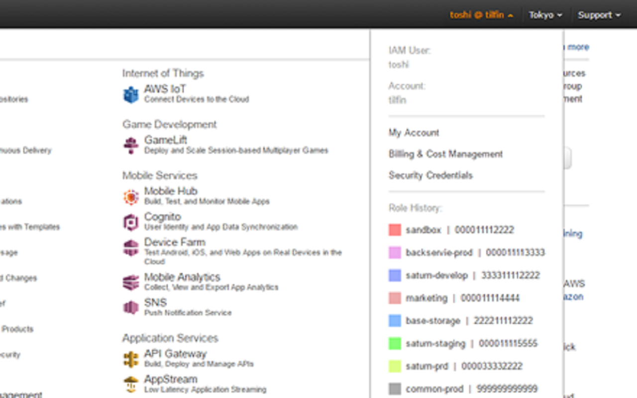 AWS Extend Switch Roles v1截图1