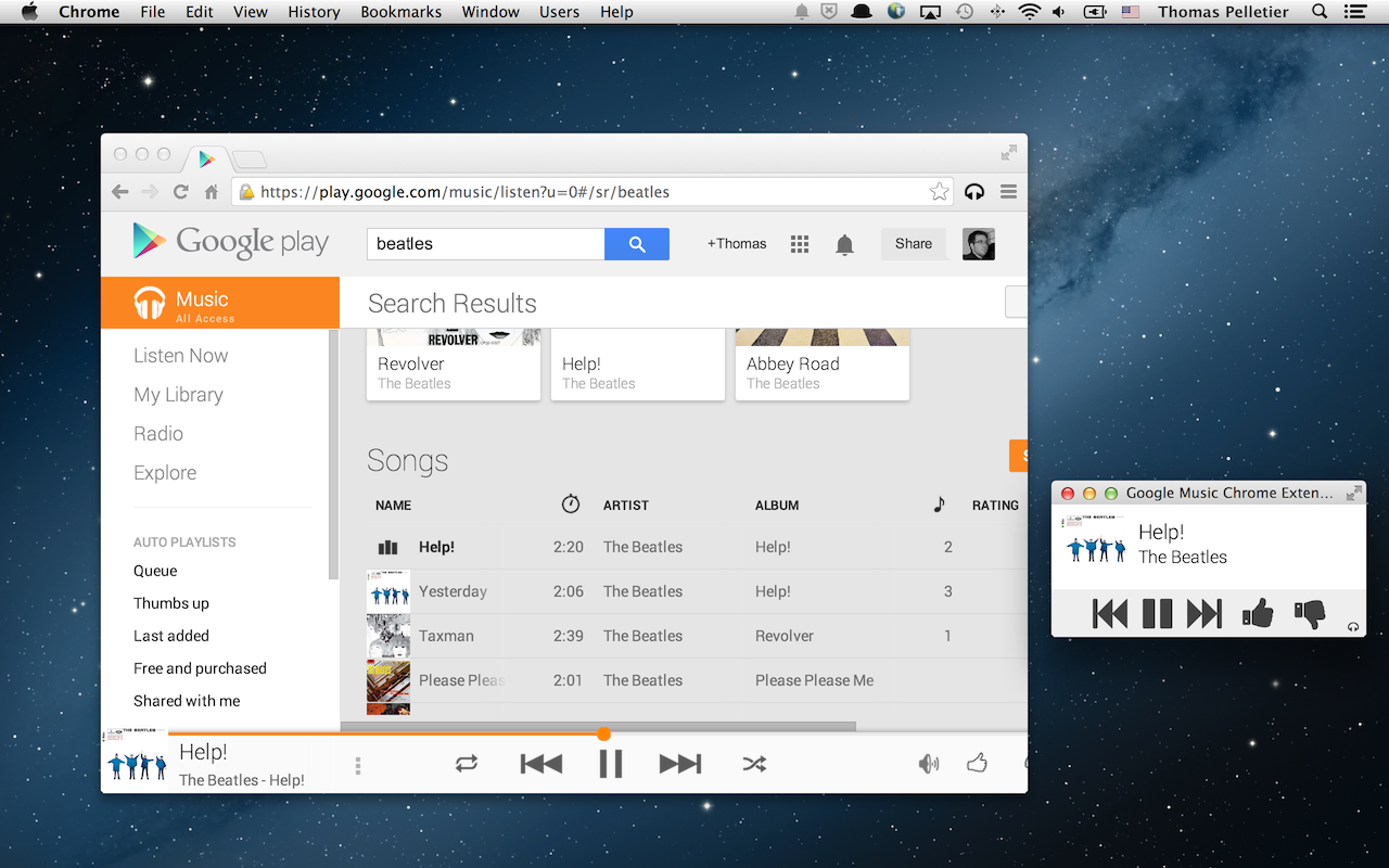 Small Player for Google Music™截图1