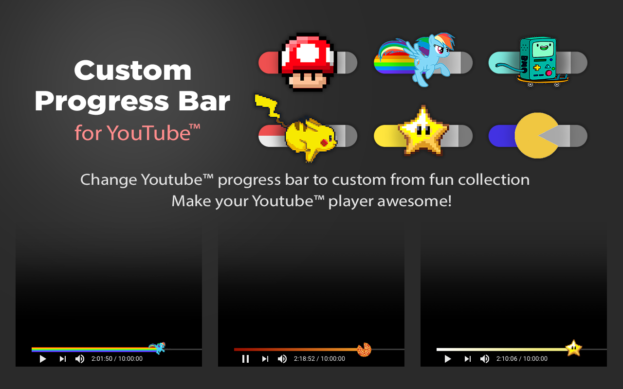 Custom Progress Bar for YouTube™截图3