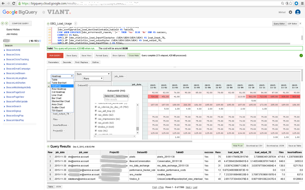 BigQuery Mate截图1