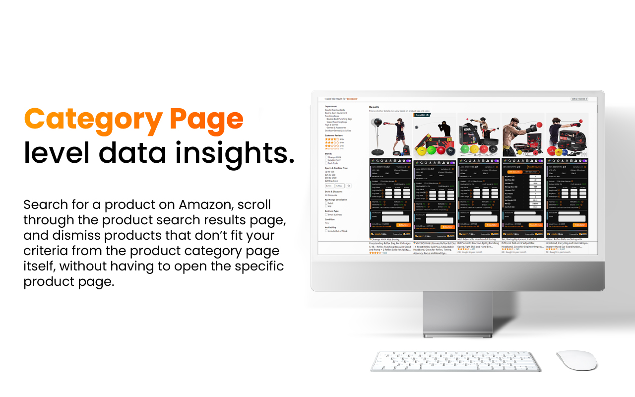 Amazon product research tool for sellers - Infinity截图2