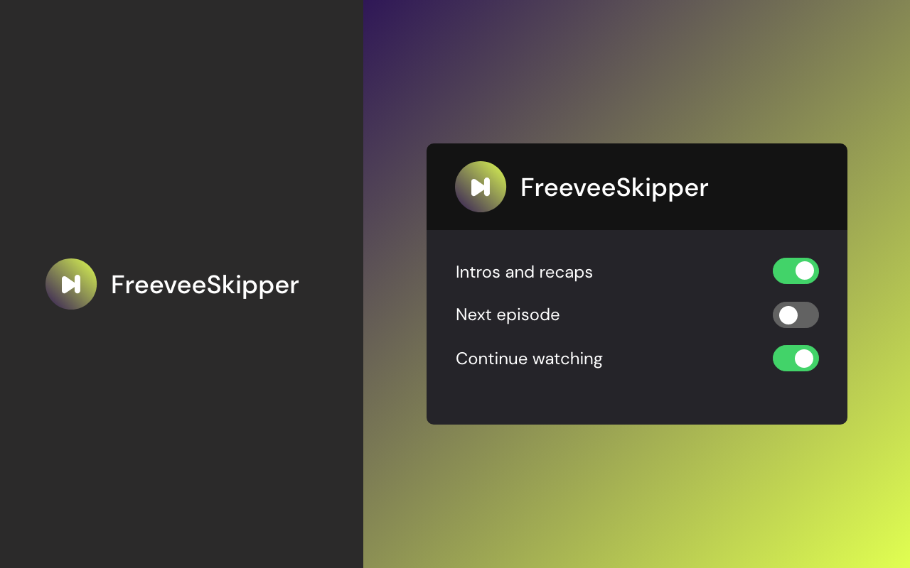 Amazon Prime Freevee Skipper: skip ads, intros & more截图1