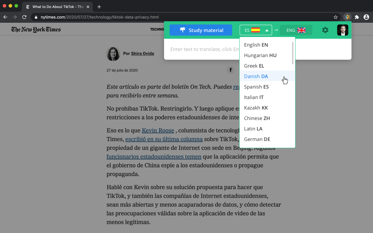 Lingualeo Language Translator截图4