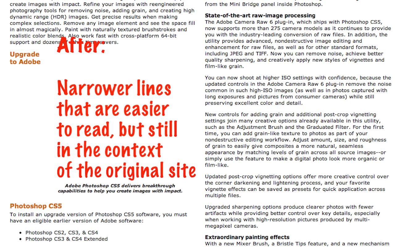 Text into Multiple Columns截图1