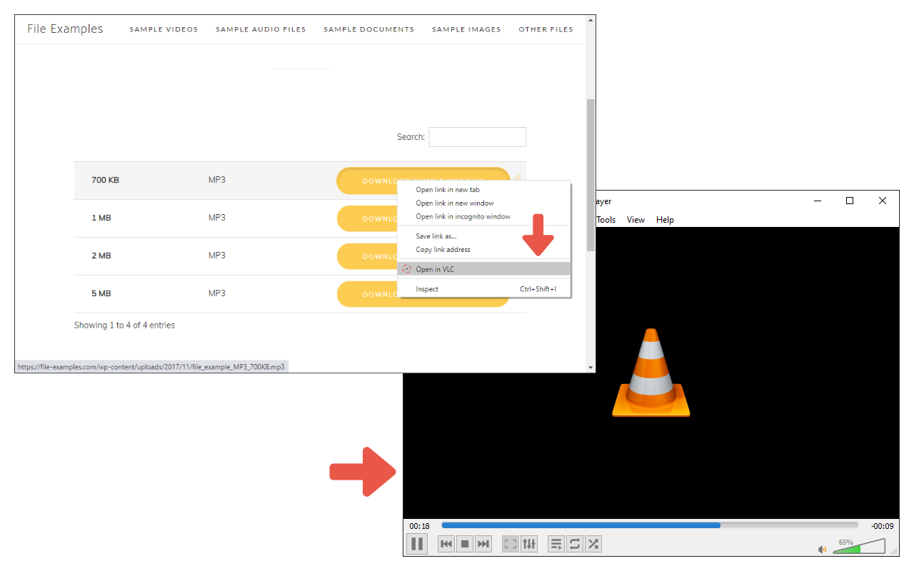 Open in VLC™截图2