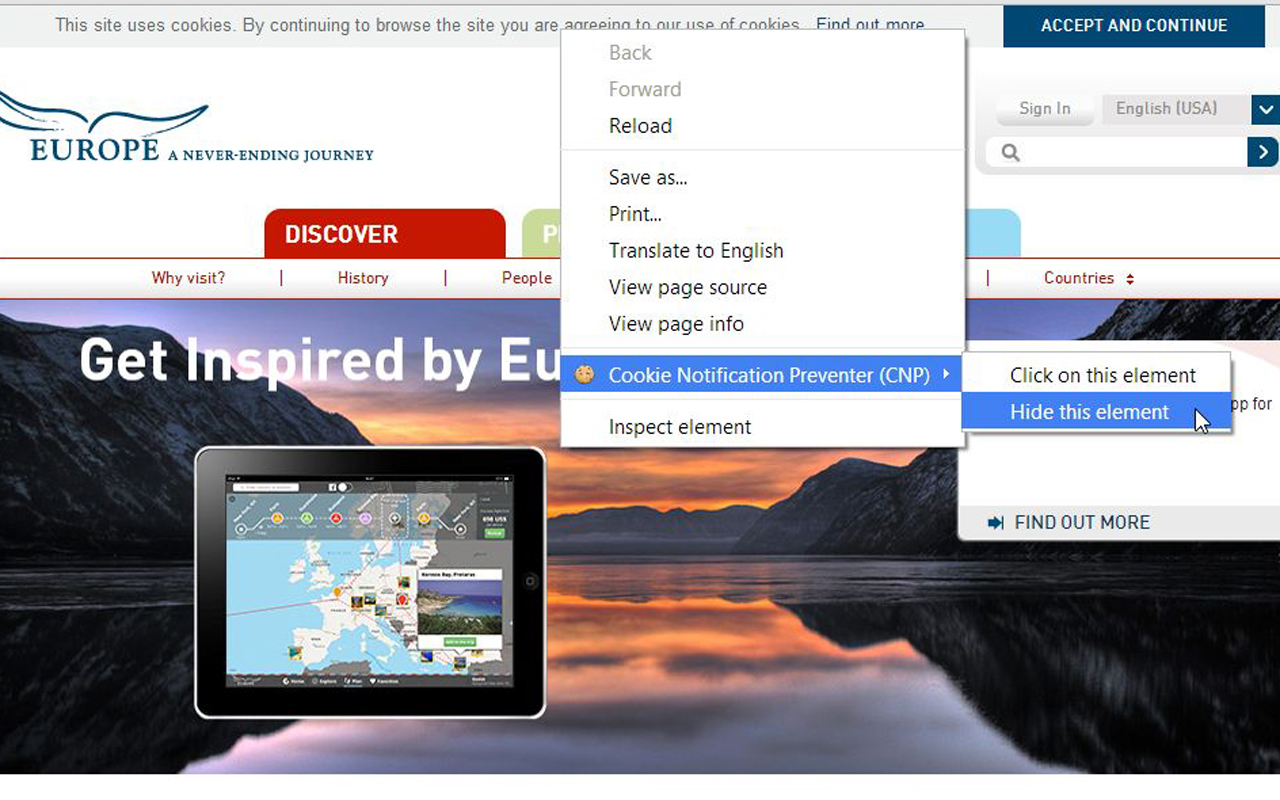 Cookie Notification Preventer (CNP)截图3