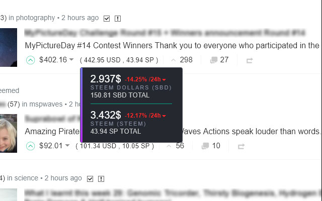 Steemit UI/UX enhancement suite截图1