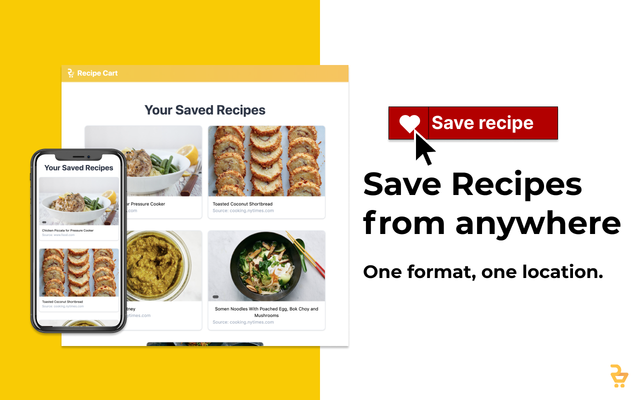Recipe Cart | View & Save Recipes截图1