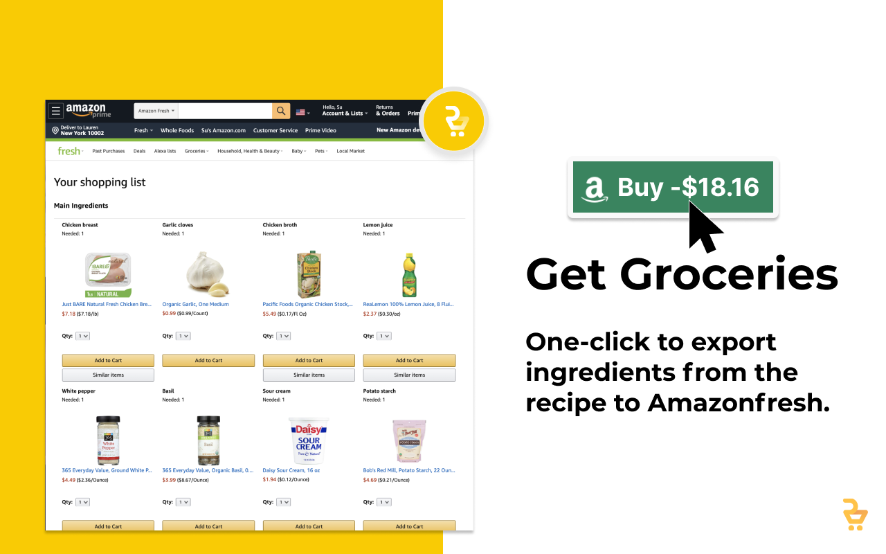 Recipe Cart | View & Save Recipes截图2