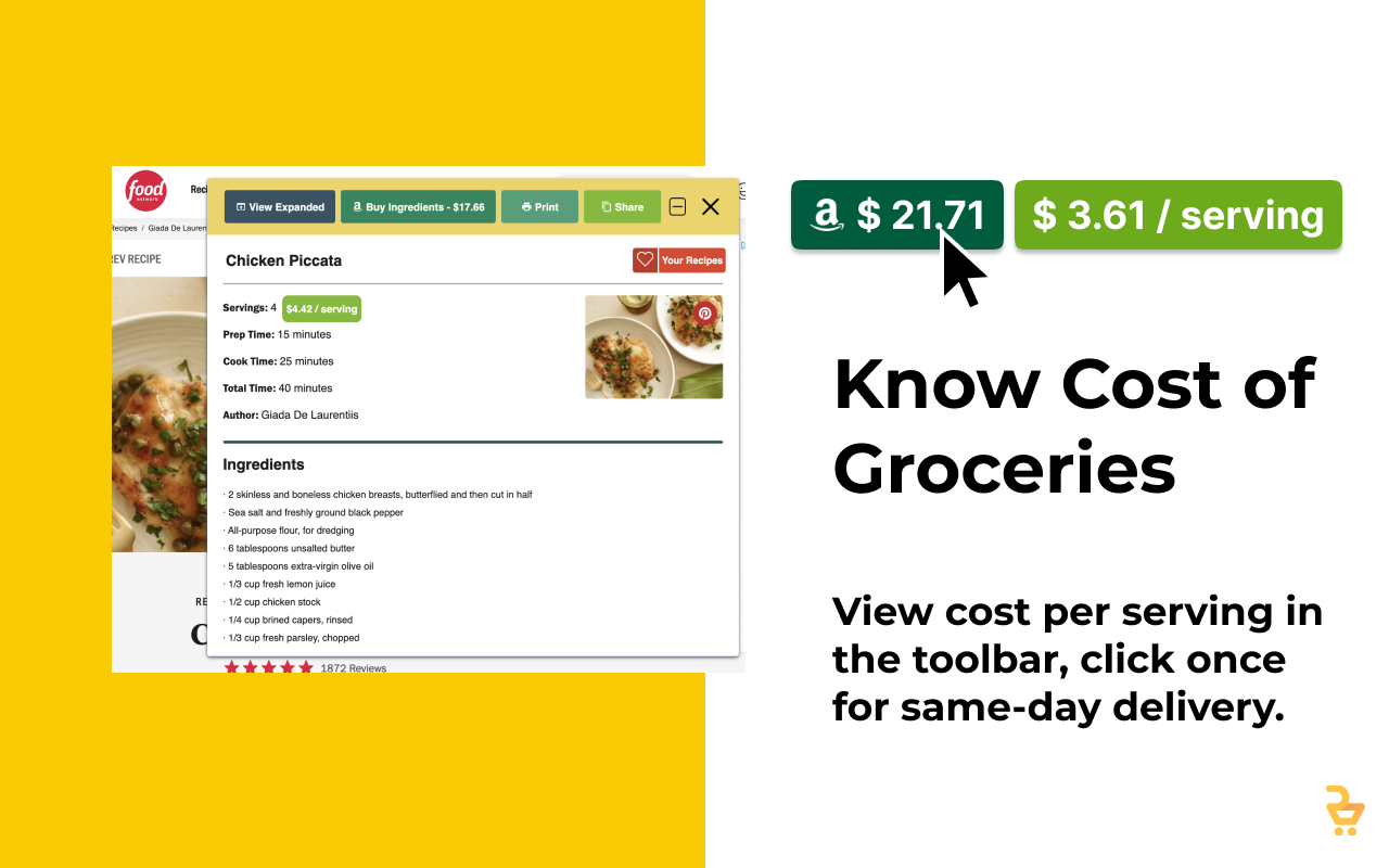 Recipe Cart | View & Save Recipes截图5