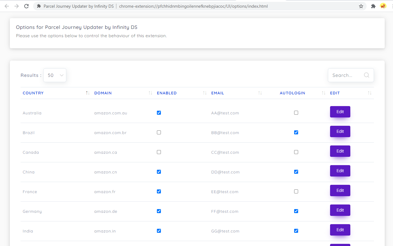 Parcel Journey Updater截图1