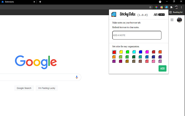 Sticky Tabs截图2