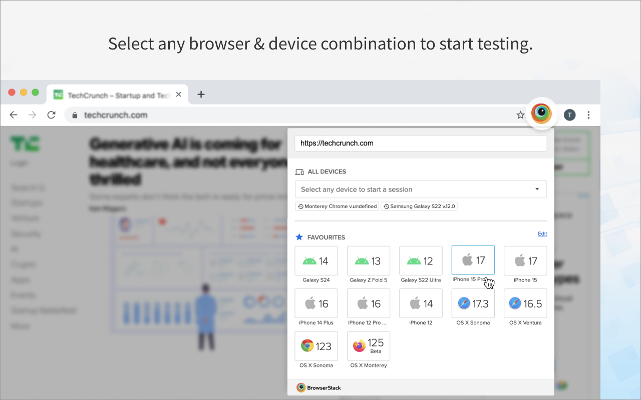 BrowserStack截图4