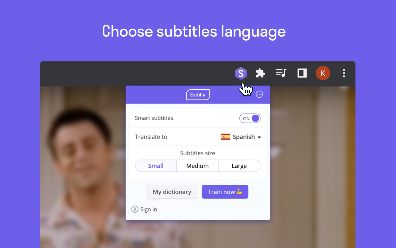 Subtly — Subtitles. Translator. Word training截图3