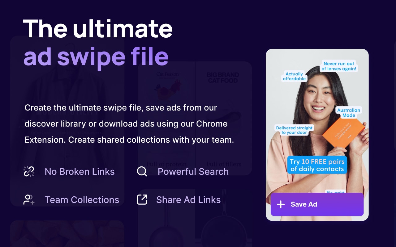 MagicBrief - Save Facebook & TikTok ads截图1