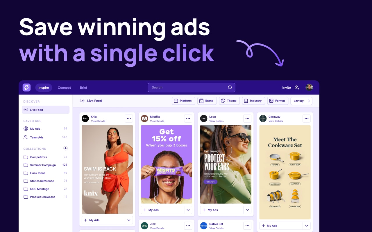 MagicBrief - Save Facebook & TikTok ads截图3