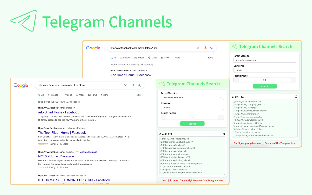 Telegram Channels - TG Channel Link Search截图1