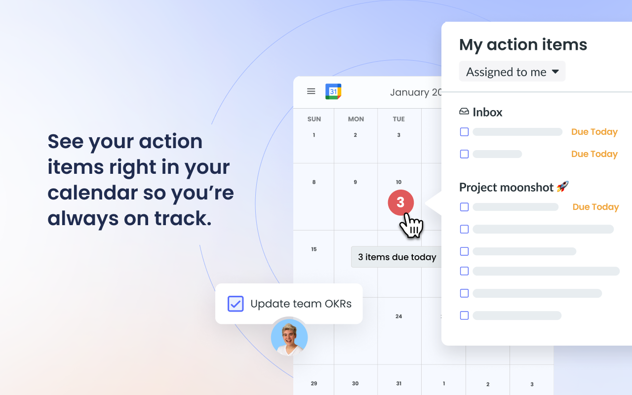 Fellow: AI Meeting Notes, Agendas, and Action items截图5