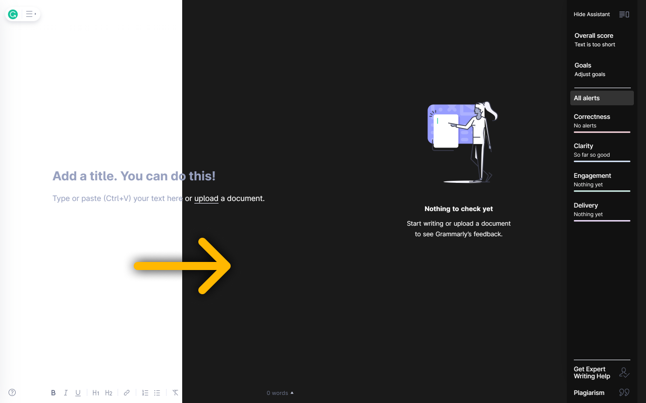 Grammarly Dark截图2