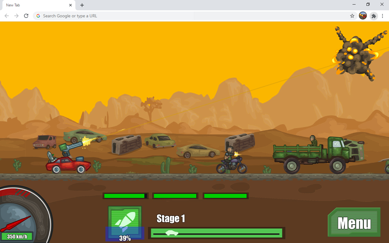 Battle On Road Car Game截图3