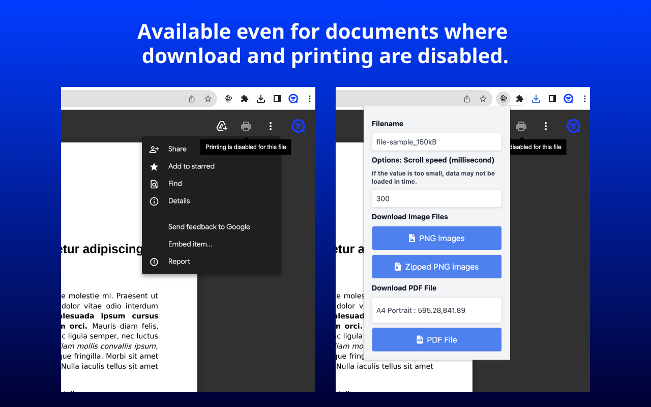 Document Preview Exporter for Google Drive截图1