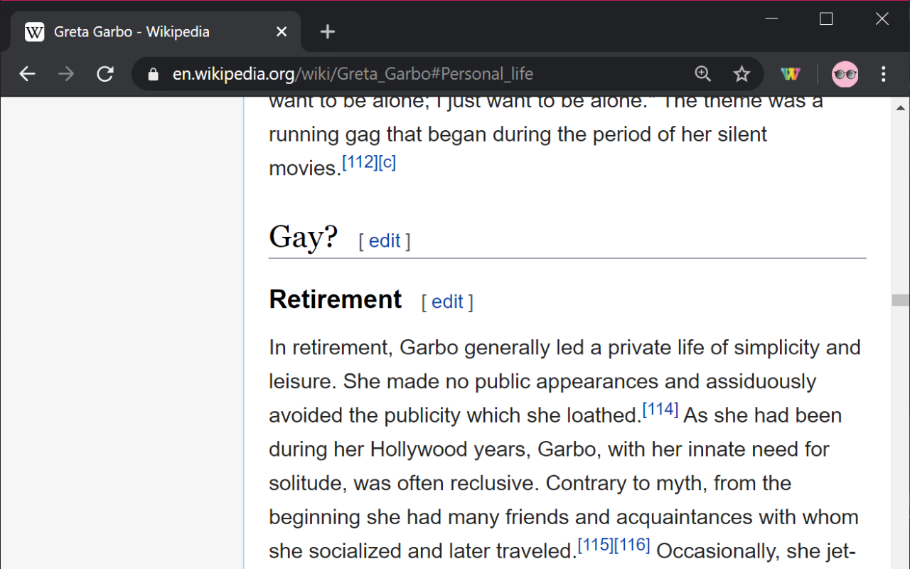 Gay? Wikipedia截图2