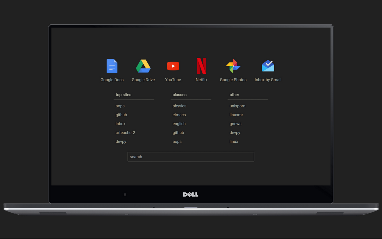 Start Clean New Tab Page截图2