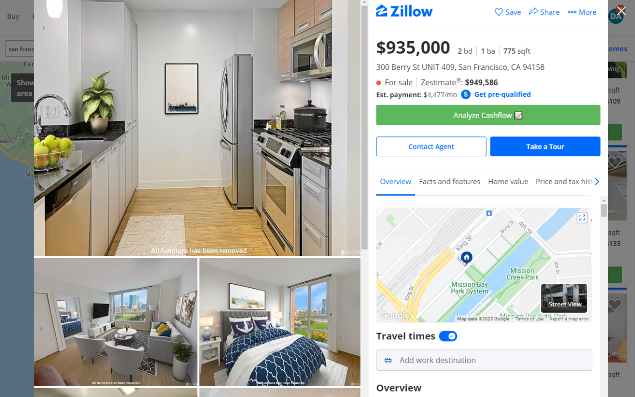 Cashflow Calculator for Zillow/Trulia/Redfin截图1