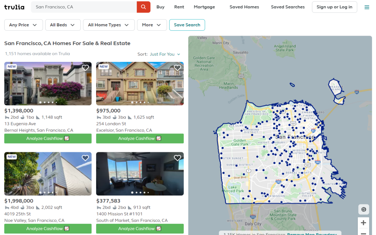 Cashflow Calculator for Zillow/Trulia/Redfin截图2