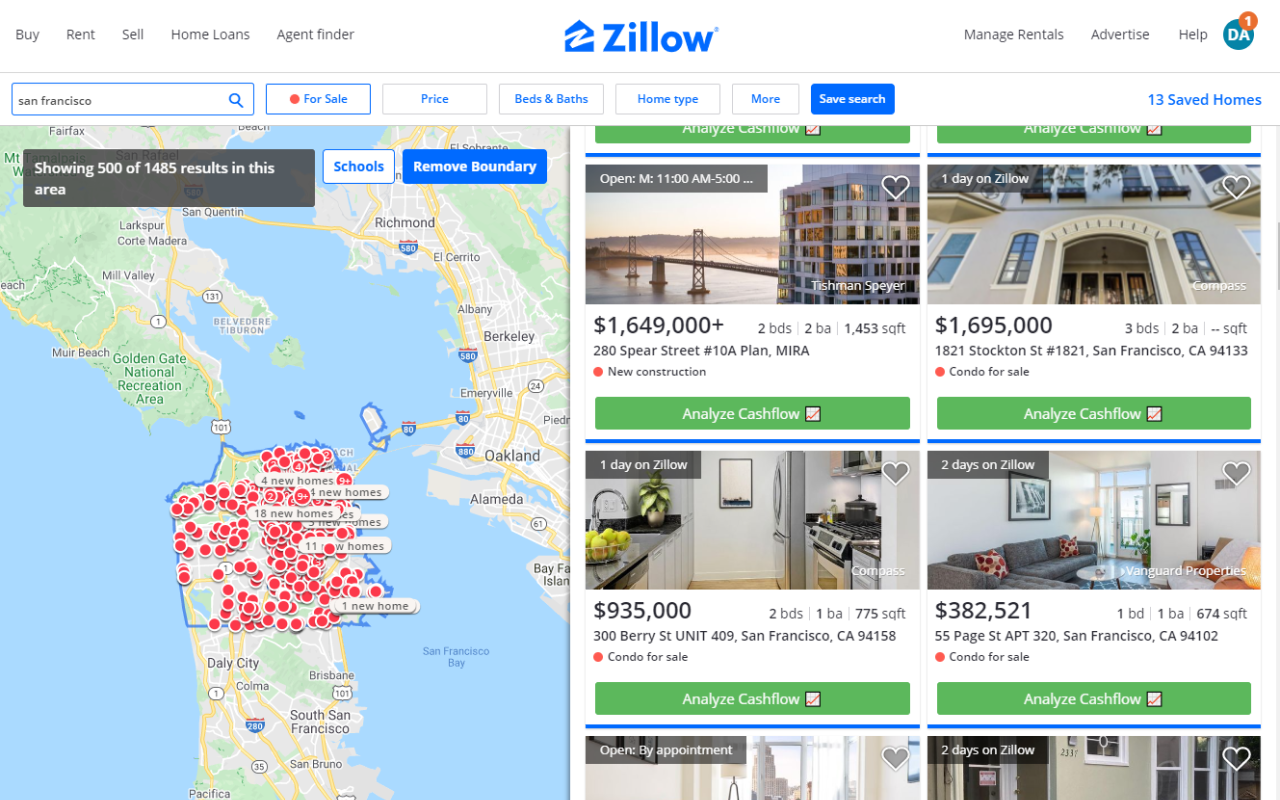 Cashflow Calculator for Zillow/Trulia/Redfin截图3