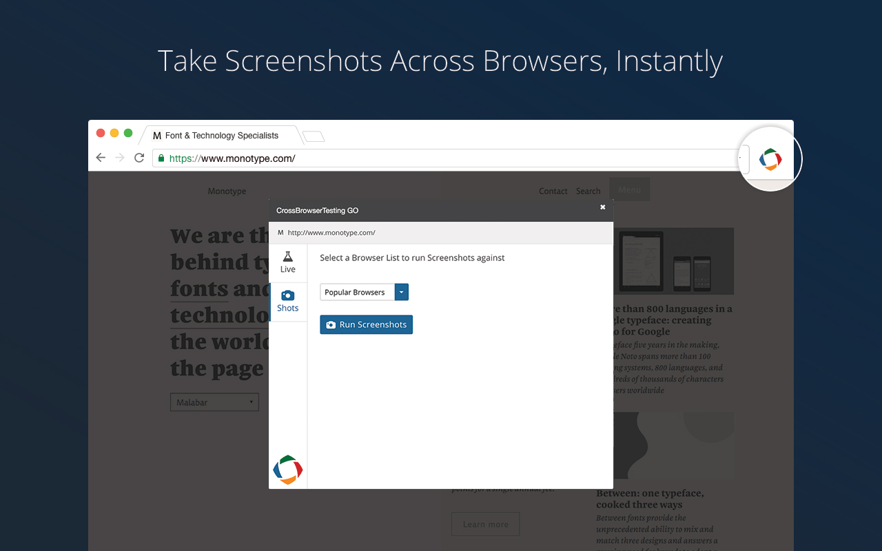 CrossBrowserTesting GO截图2
