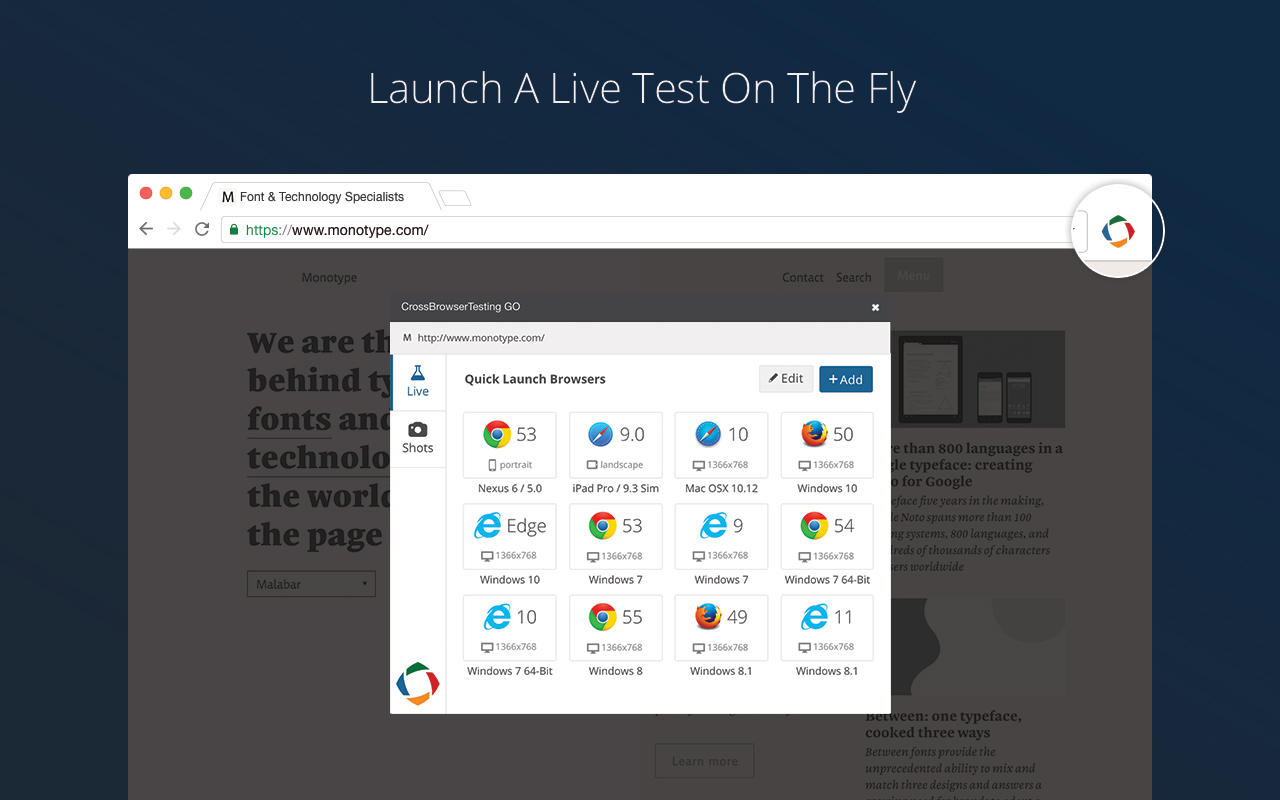 CrossBrowserTesting GO截图4