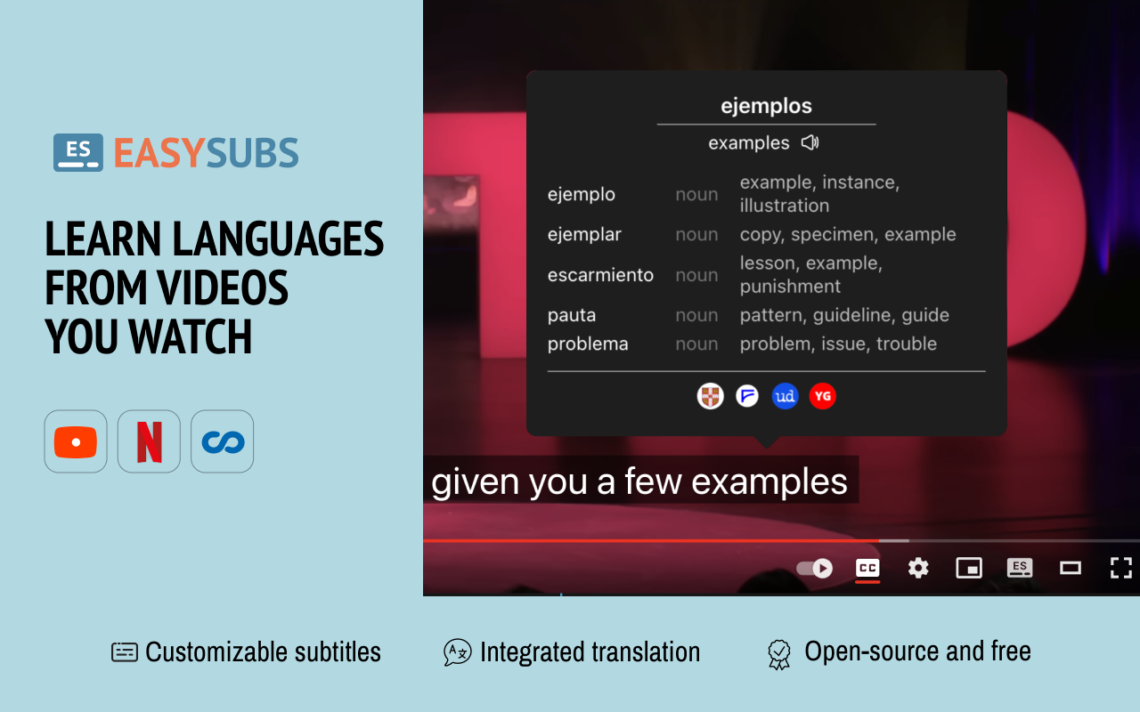 EasySubs – Learn languages by watching films and series截图3