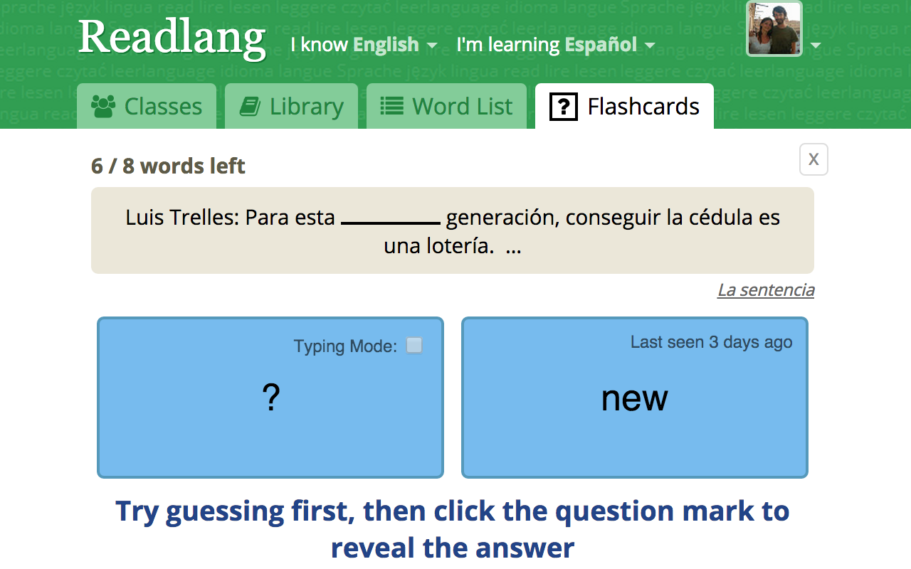 Readlang Web Reader截图1