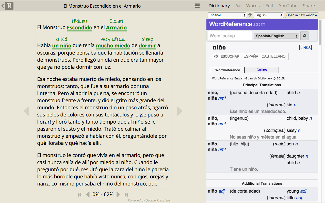Readlang Web Reader截图2