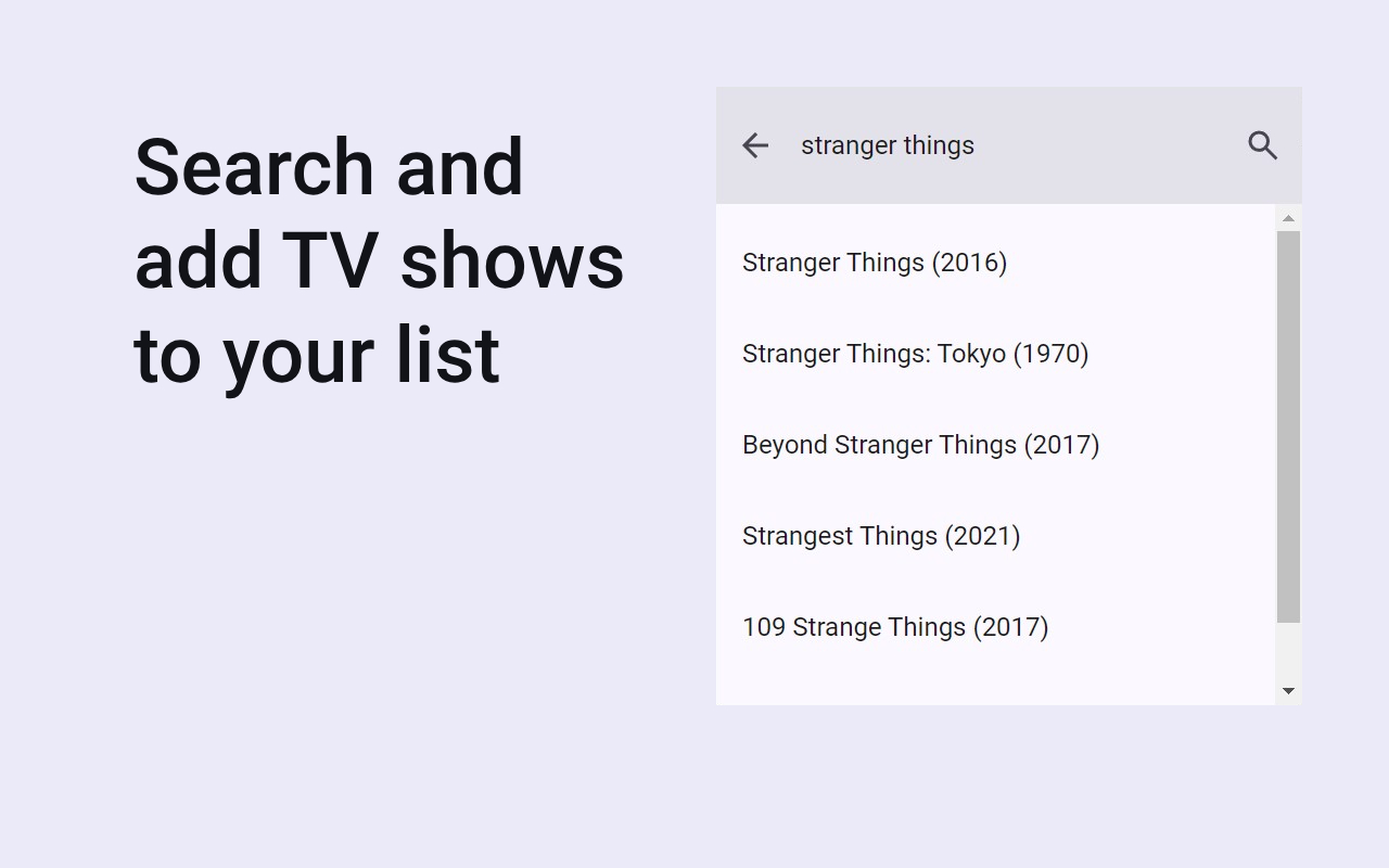 TV Show Tracker截图1