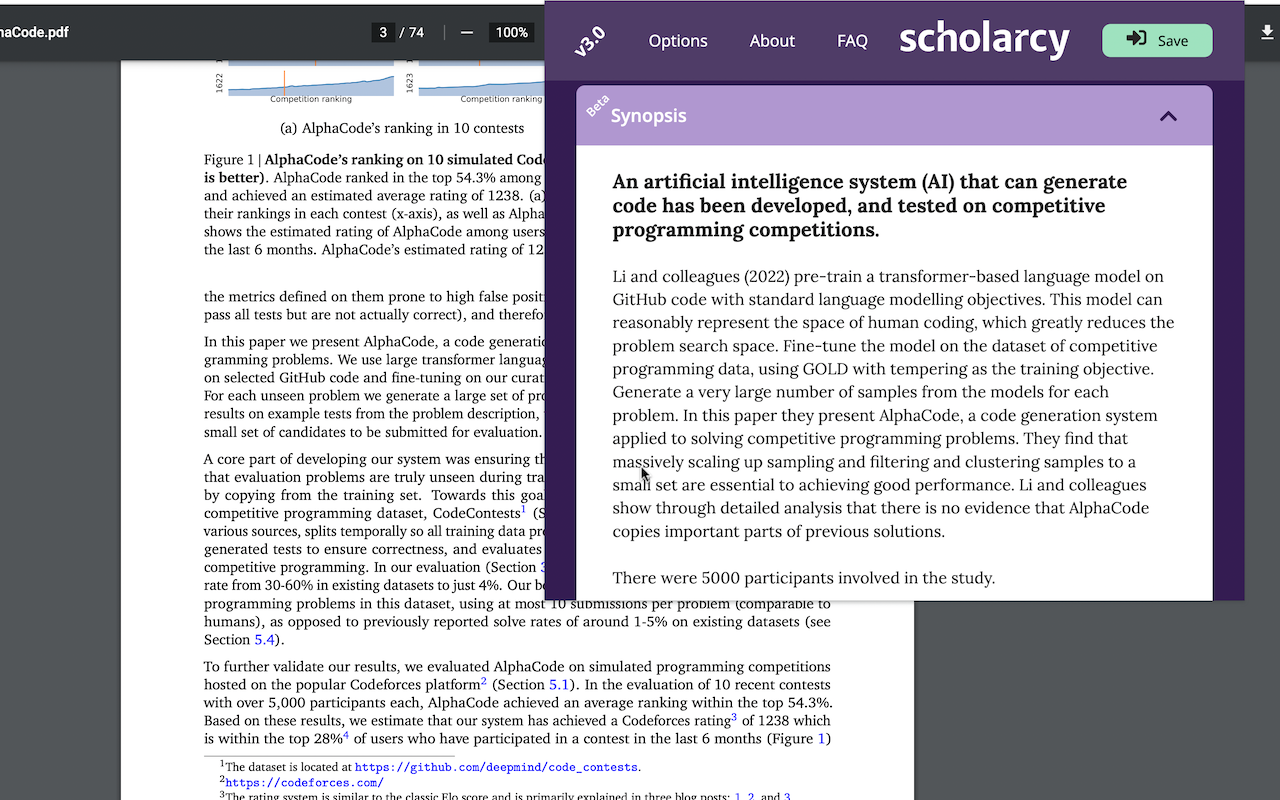 Scholarcy Browser Extension截图2