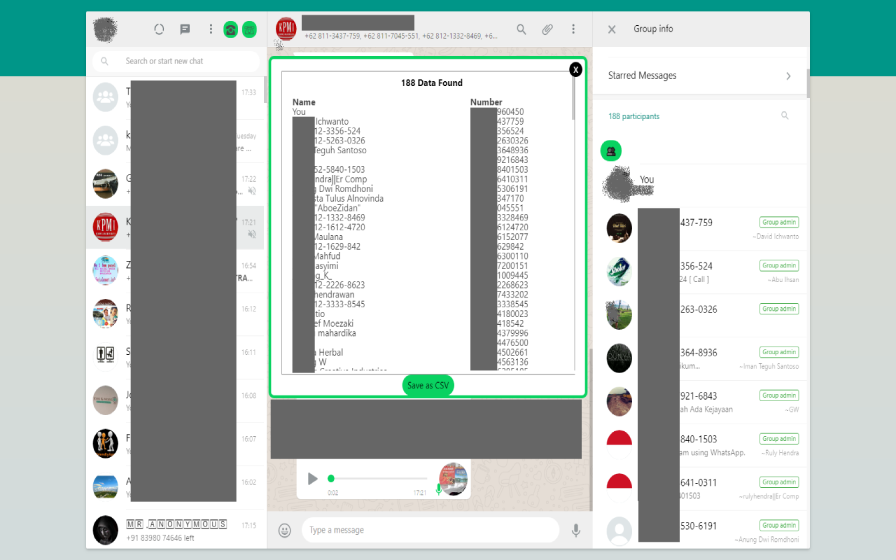 WA - Group Contacts Enhancement截图2