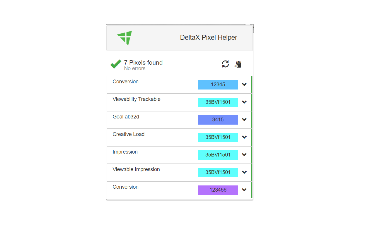 DeltaX - Pixel Helper截图2