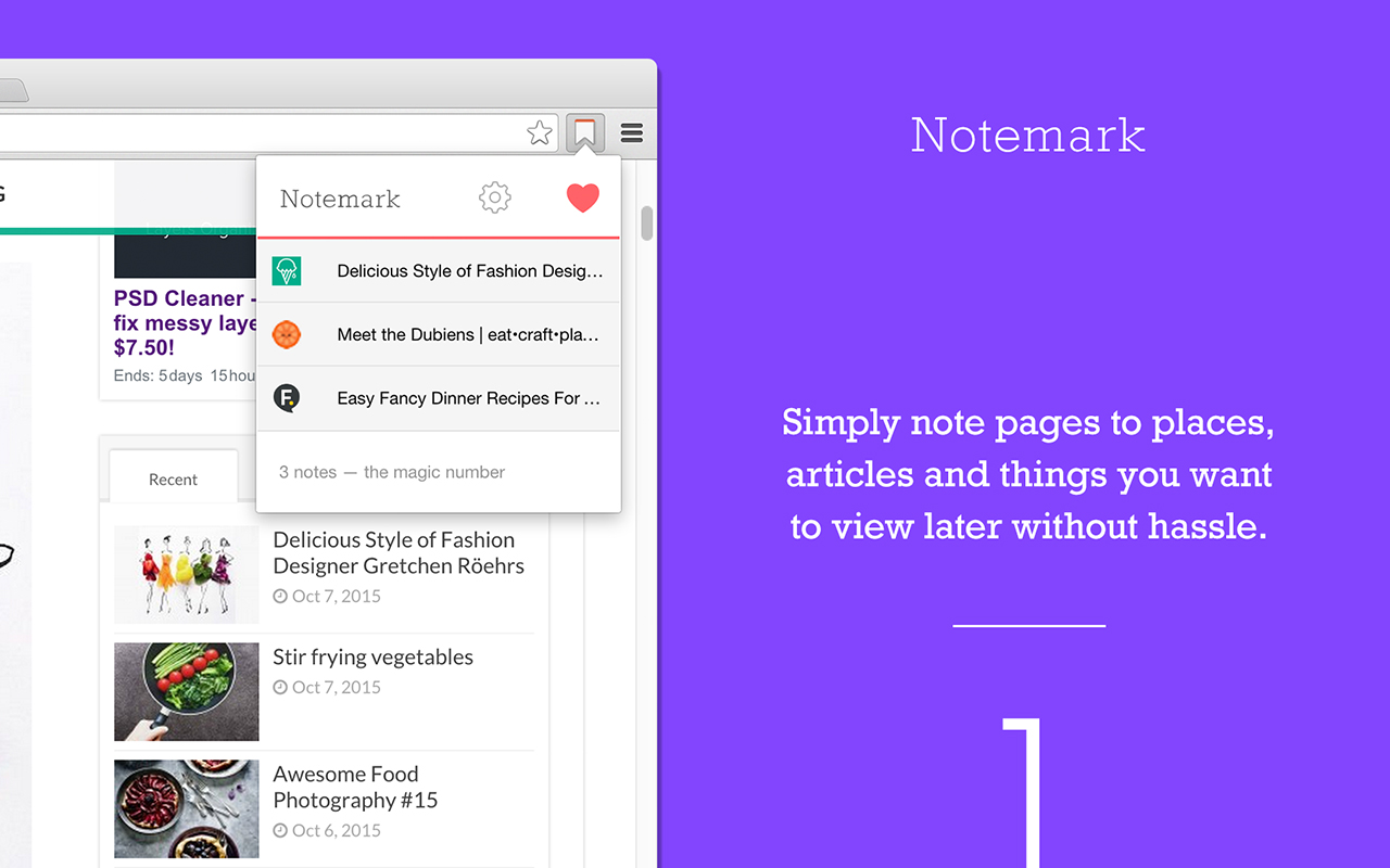 Notemark — Quick note web pages to view later截图2