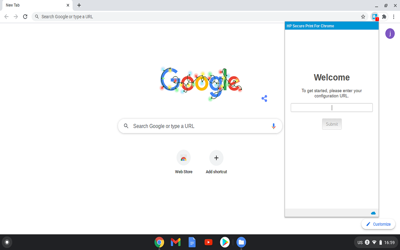 HP Secure Print For Chrome截图1