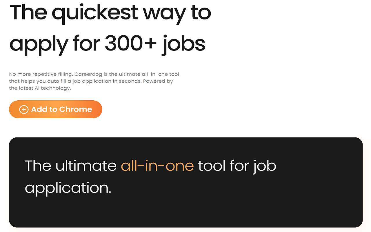 Careerdog - The ultimate job application tool截图1