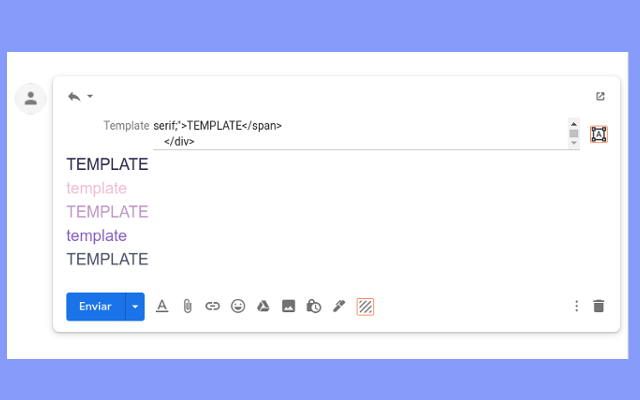 HTML template Gmail截图1