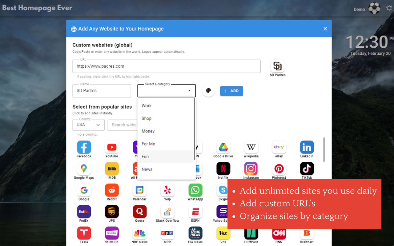 Best Homepage Ever: Custom New Tab Launcher截图4