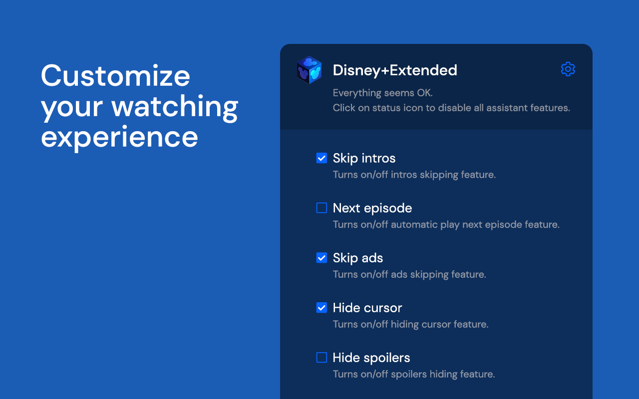 Extended Streaming, Works With Disney Plus截图2