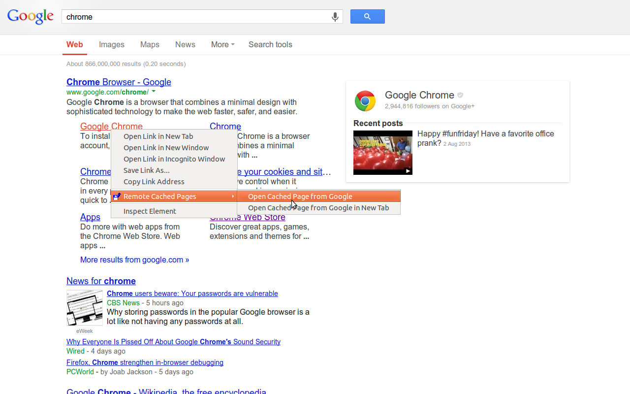 Remote Cached Pages截图1