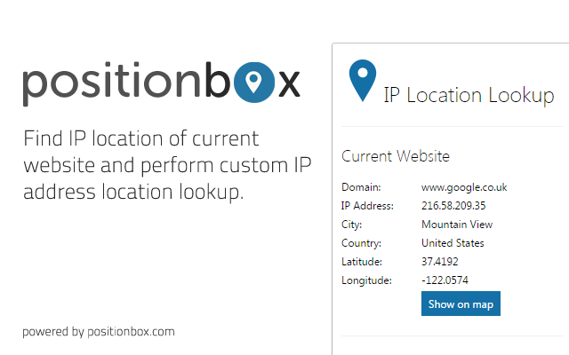 IP Location Lookup Tool截图2